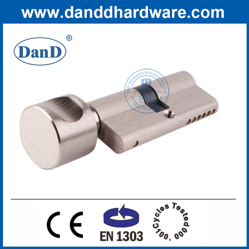 BS EN1303 70 mm Single Open Thumbturn Messing Zylinder-DDLC001-70mm-SN