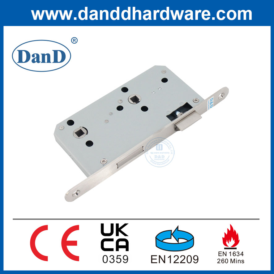 EN12209 High Security Round Head European Lock Badezimmer Badezimmer Lockset-DDML012R-6078