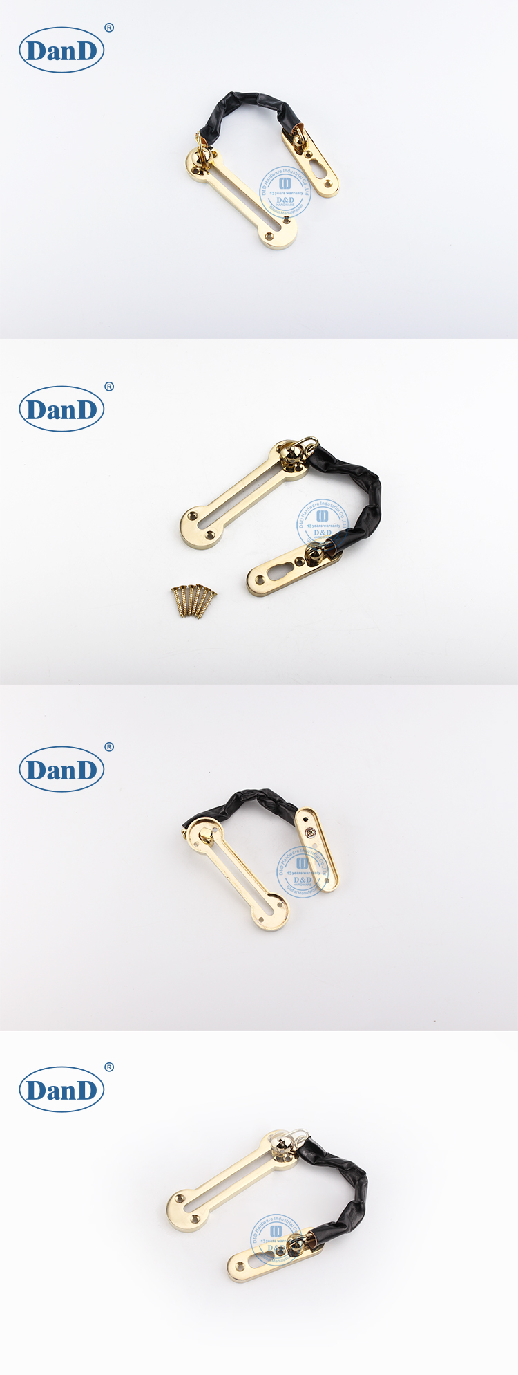 Polierte Messing -T&uuml;rkette