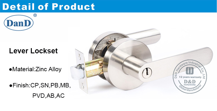 Hebelsicherungsset f&uuml;r h&ouml;lzerne T&uuml;r-DDLK073-D und D-Hardware