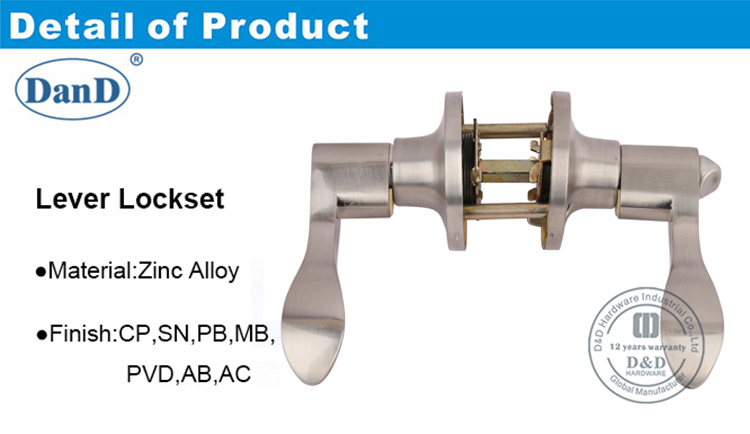 Privatsph&auml;re Tubular Lock-DDLK091-D und D Hardware