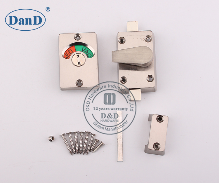 Edelstahlanzeige mit leerer und engagierter T-und D-Hardware