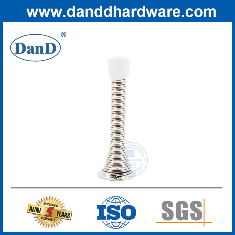 Hotel Türstation Zinklegierung Edelstahl Spring Tür Stopper Wandschutz-DDDS054