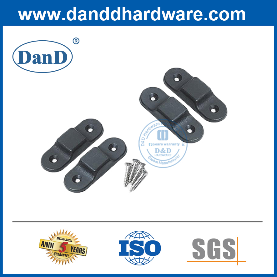 Schwarzer Gummi-Magnet-Tür Stopper Stopp-Fang Kit für Bifold Door-DDDS056