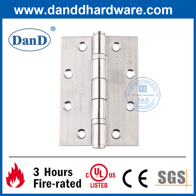 UL Fire bewertet SUS316 Standard-Türscharnier für Eingangstor-DDSS005-FR-5x3.5x3.0